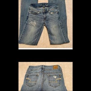 American Eagle Sz 00 Original boot stretch jeans